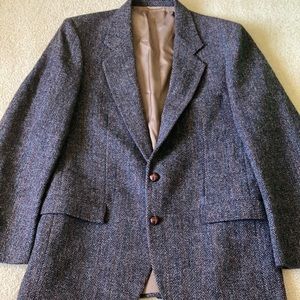 Harris Tweed Vintage Herringbone Sport Coat